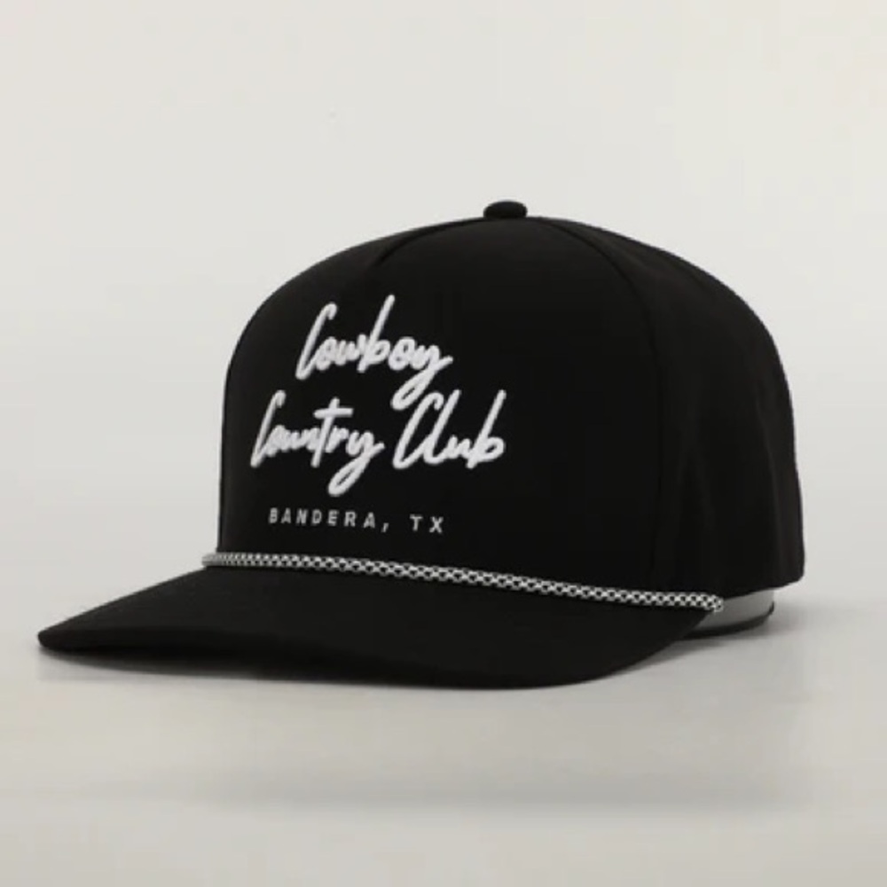 Black Cowboy Country Club Cap - never worn